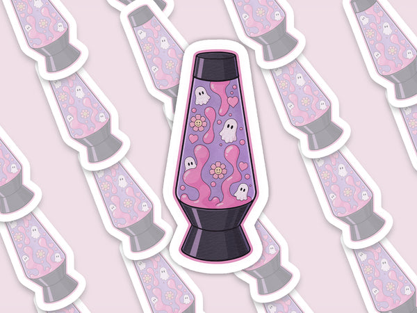 Spooky Lava Lamp Sticker
