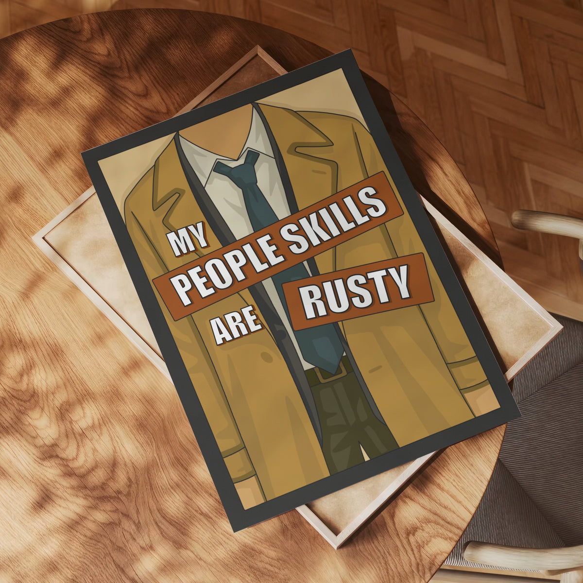 Supernatural | Castiel - My People Skills are Rusty Print