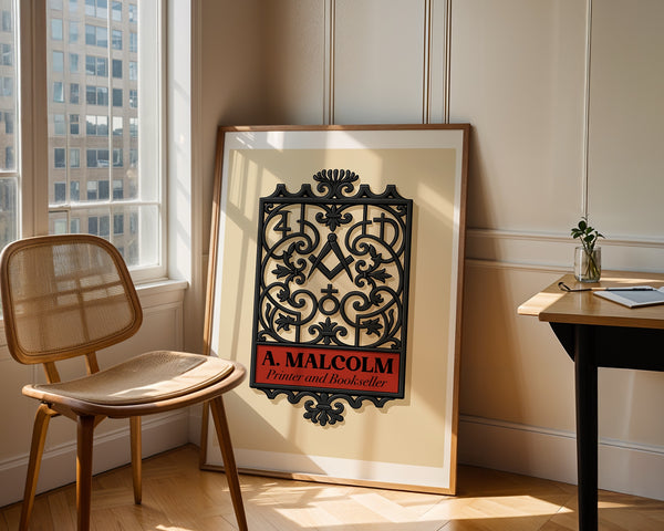 A.Malcolm/Jamie’s Shop Print
