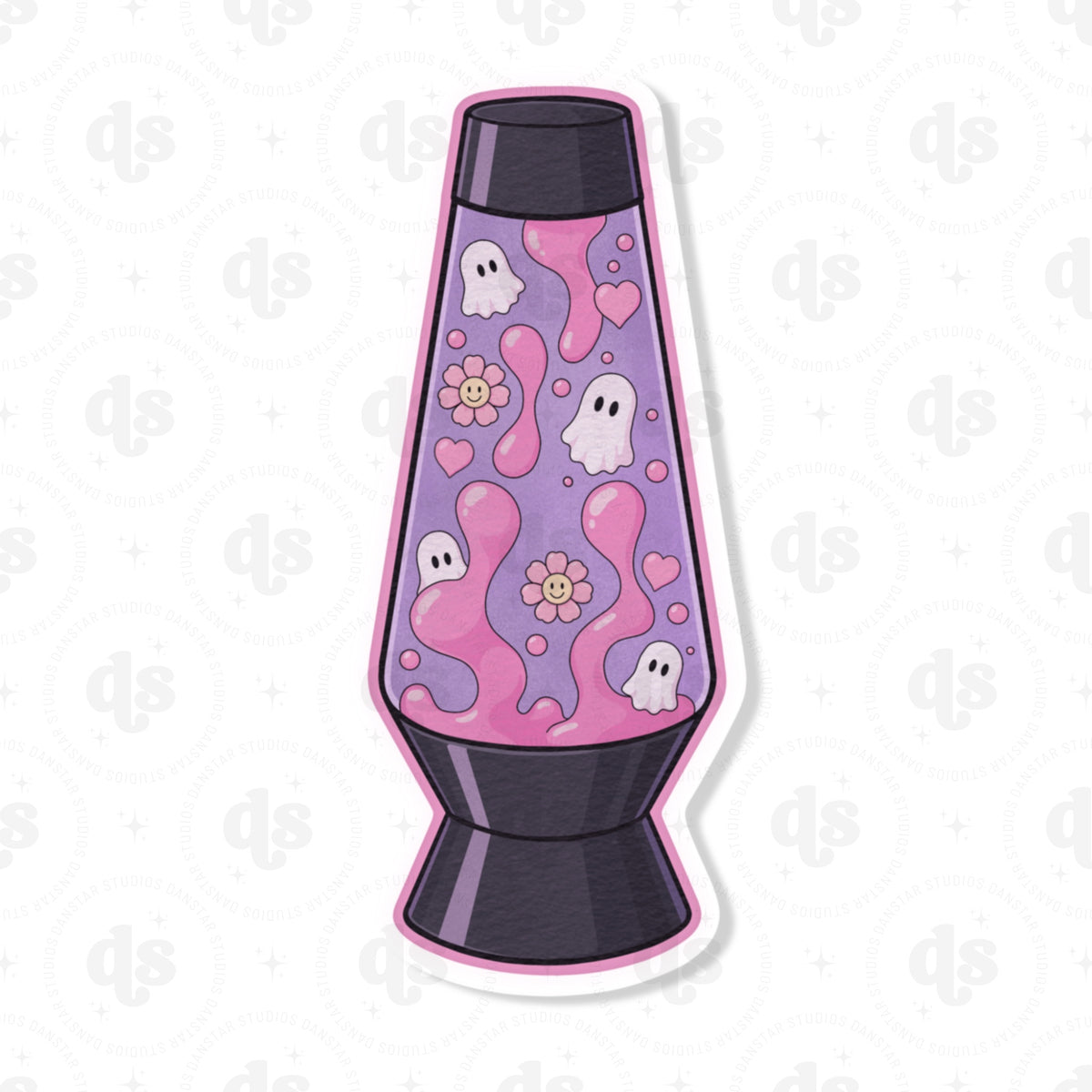 Spooky Lava Lamp Sticker