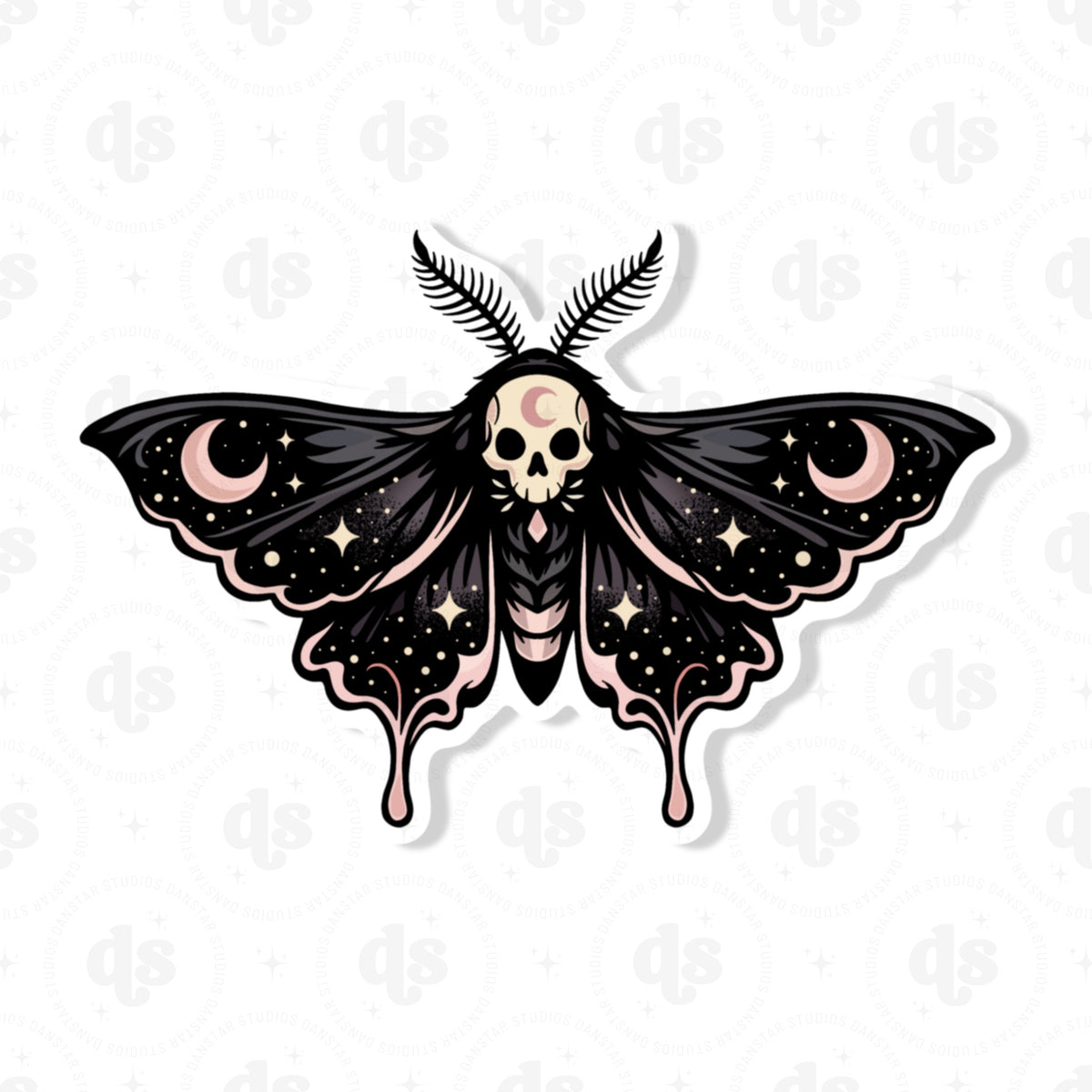 Celestial Moth Sticker