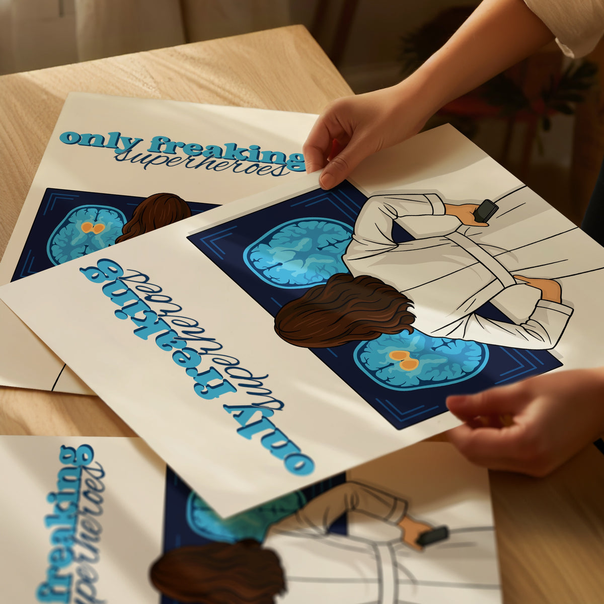 Amelia Shepherd - Only Freaking Superheroes Print